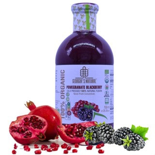 Georgia's Natural Pomegranate Blackberry Juice  (100% Pure & Organic)