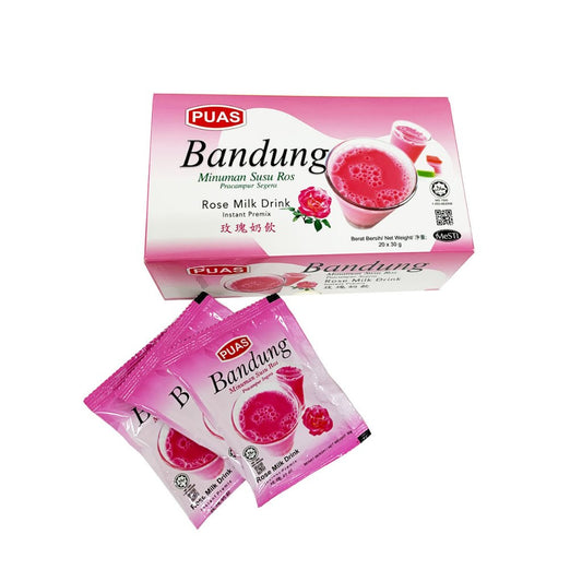 Bandung Rose Milk Instant Premix Drink - (Halal) 玫瑰奶饮