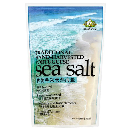 Sea Salt (Organic Spring Traditional Hand-Harvested Portuguese Fine Sea Salt) 传统手采天然海盐