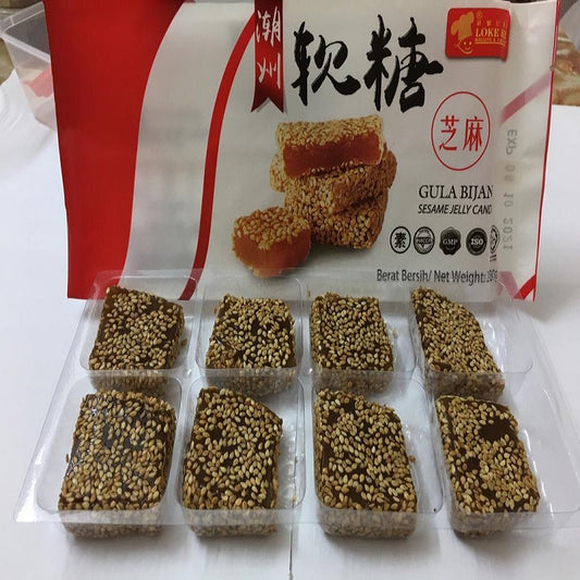 Loke Kee Sesame Jelly 潮州芝麻软糖 (Vegan)