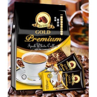 Hicomi Premium 3 in 1 White Coffee and Products 霸罗喜多美一级特浓白咖啡