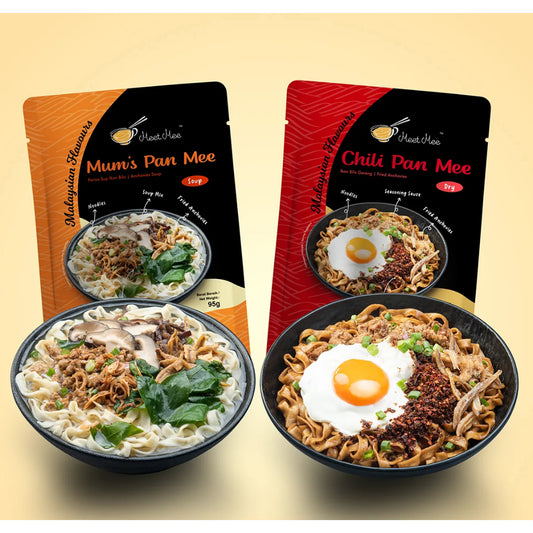 Meet Mee Pan Mee Series (Soup/Chili/Yee Mee/Kam Heong) and Products 传统妈妈板面 江鱼仔