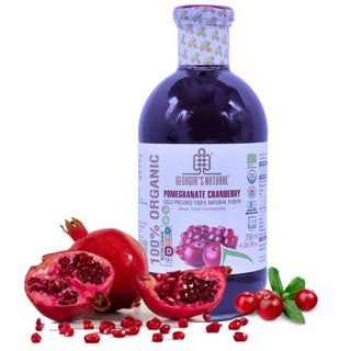 Georgia's Natural Pomegranate Cranberry Juice (100% Pure & Organic)