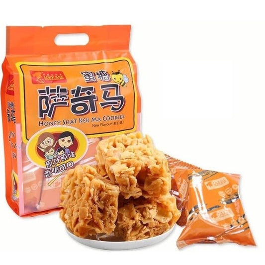 Loke Kee Sakima (Shat Kek Ma) Honey Cookies 乐记蜜糖萨其马