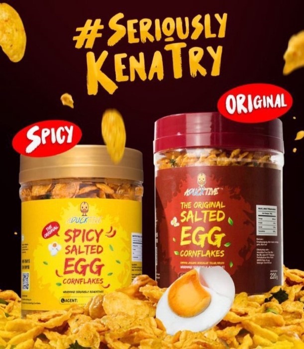 Aducktive Salted Egg Cornflakes/Mushroom Crisp and Products (Original/Spicy)