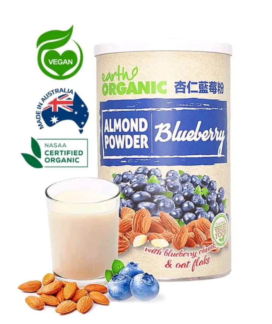 Earth Organic Almond Powder with Blueberry and Products 杏仁蓝莓粉