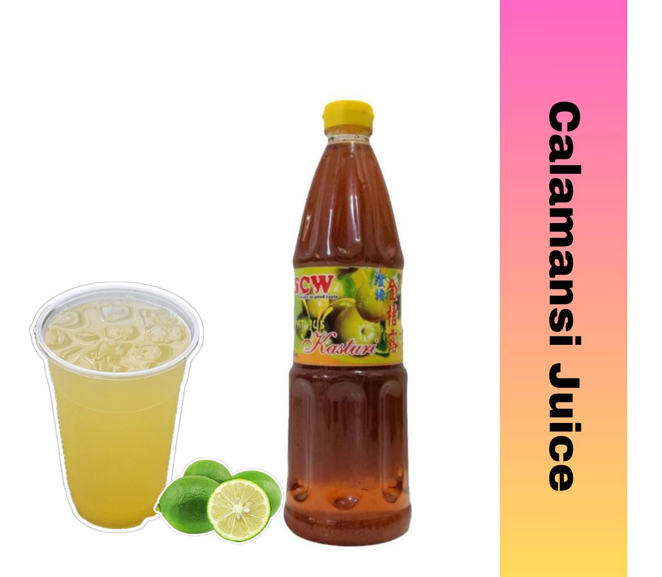 SCW Penang Brand Chrysanthemum Juice / Lychee Juice / Lohanguo Juice / Chinese Herbal Tea Juice / Calamansi Juice (1Liter)