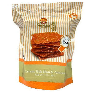 Fragrance Crispy Bak Kwa with Almonds (50g) Crispy Pork Slice