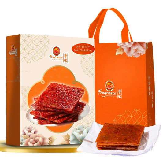 Fragrance 500g Sliced Tender Bak Kwa (Vacuum Packed) (真空) 招牌切片软肉干 Tender Pork Slice